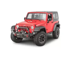 Quadratec Modular Winch Ready Front Bumper Jeep Wrangler 2007-2018